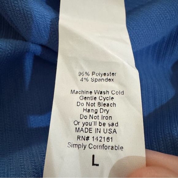 LulaRoe Blue Off-Shoulder Cici Midi Dress with Ruffle Details, Women’s Large NWT - Picture 5 of 7